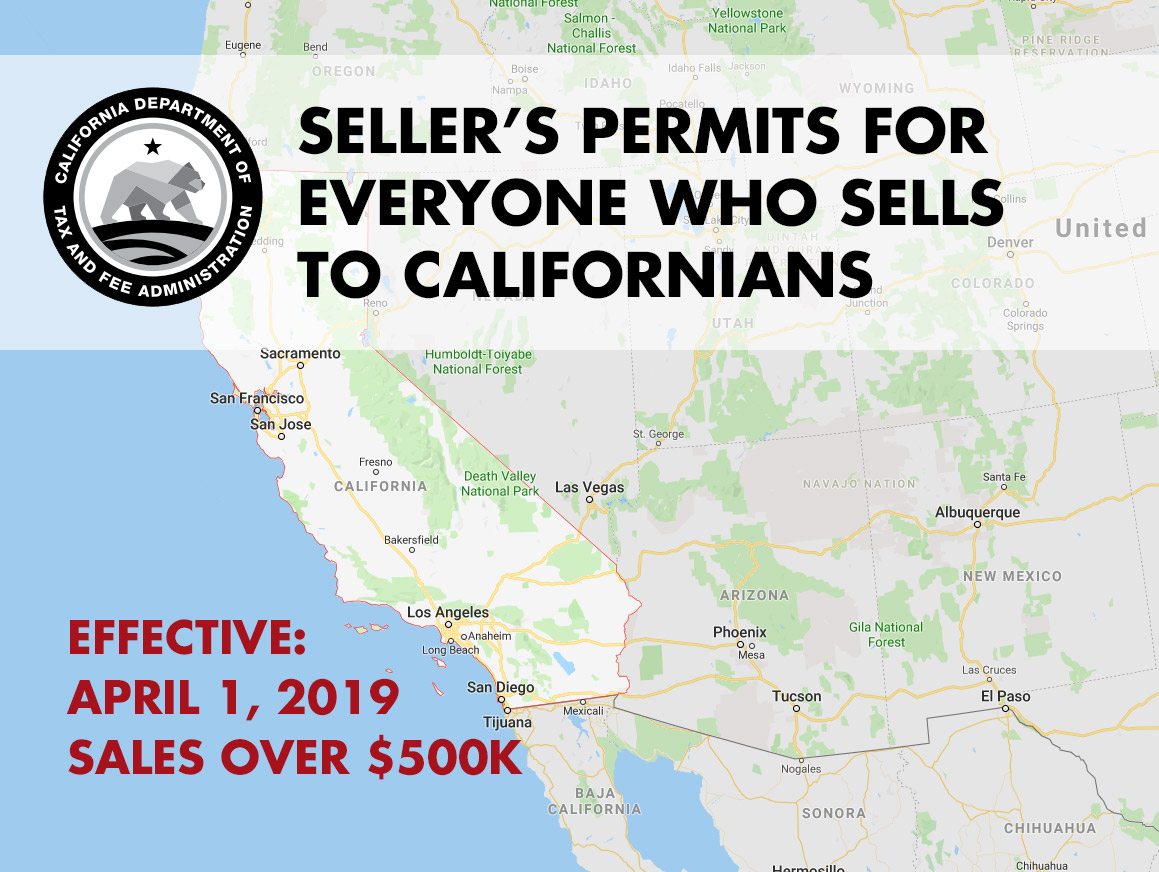 seller’s permits for everyone who sells to californians